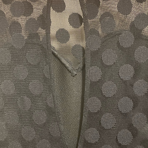 Lulus-Black Dainty Dots dress/long sleeve’s. Size Small! In great condition! - Picture 4 of 4